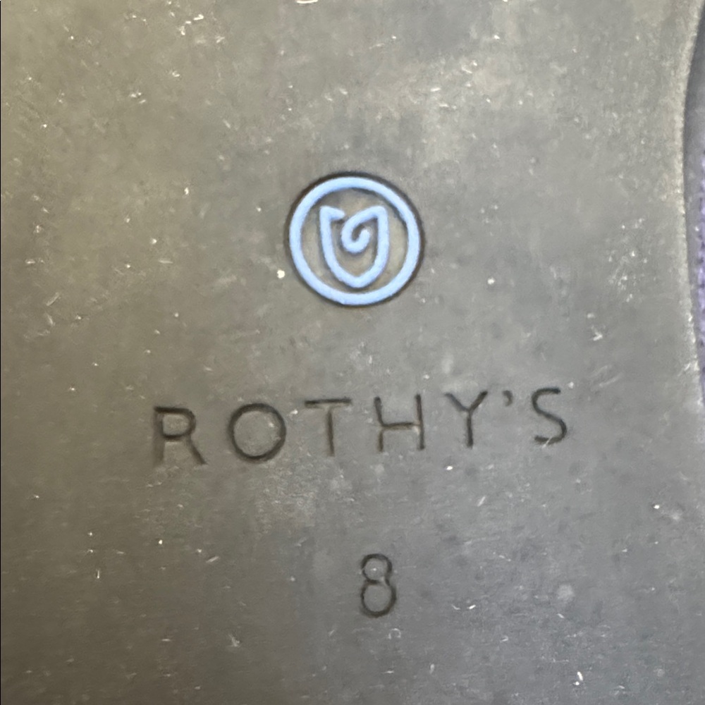 Rothy's Women's Round Toe Navy Flats Size 8 - Picture 5 of 8